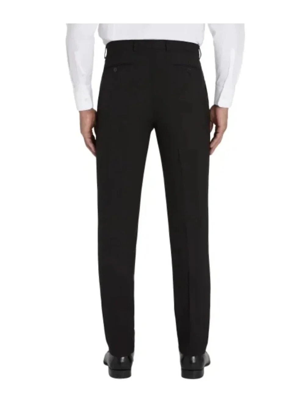 Calvin Klein Men's 36W X 30L Black Dress Pants Slim Fit Polyester Blend M1047